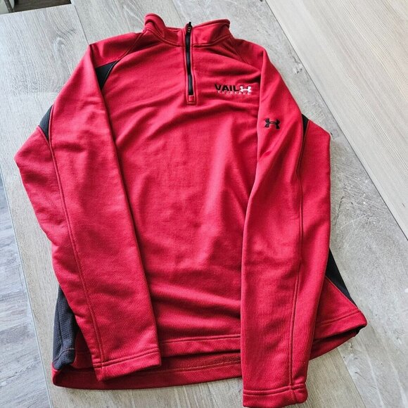 Under Armour Vail Colorado Cold Gear Jacket 1/4 Zip Golf Ski Pullover  Mens Sz M - Picture 7 of 16